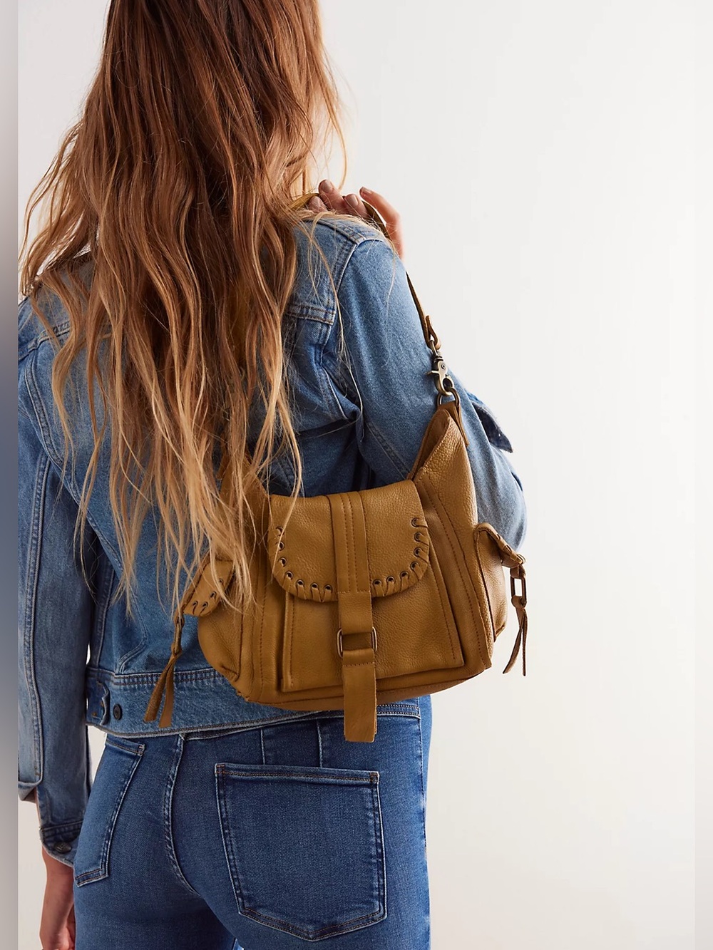 We The Free Baby Leigh Distressed Tote Bag